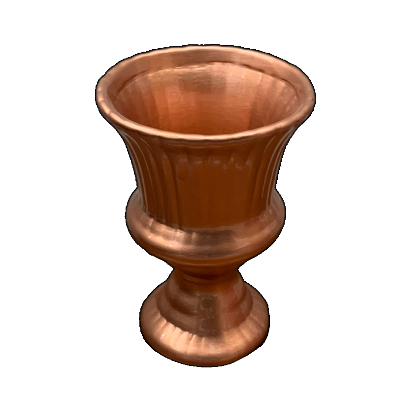Vaso Charme Cerâmica Bronze P - Jessica Souza de Macedo