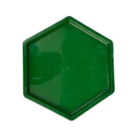 Bandeija Sextavada Baixa - Verde - Jessica Souza de Macedo