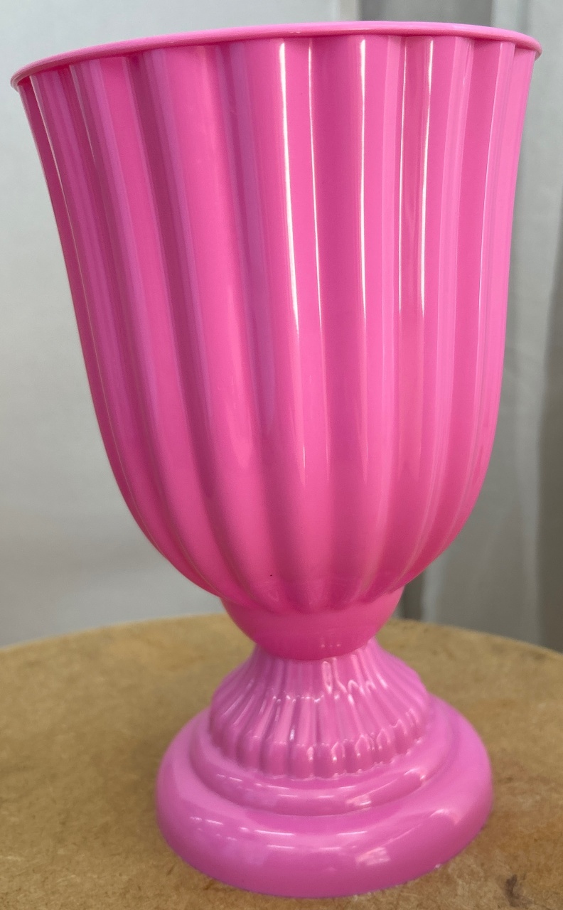 Vaso Dubai Acrilico P -  Rosa Claro  - Jessica Souza de Macedo