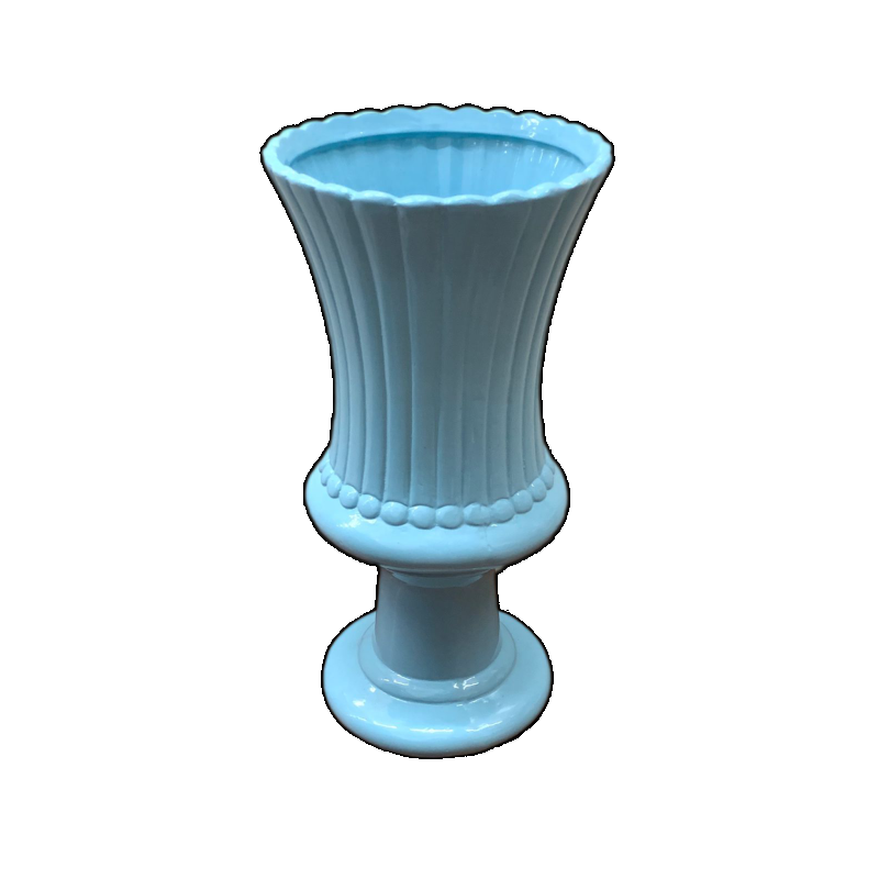 Vaso Charme Ceramica Azul Candy G - Jessica Souza de Macedo