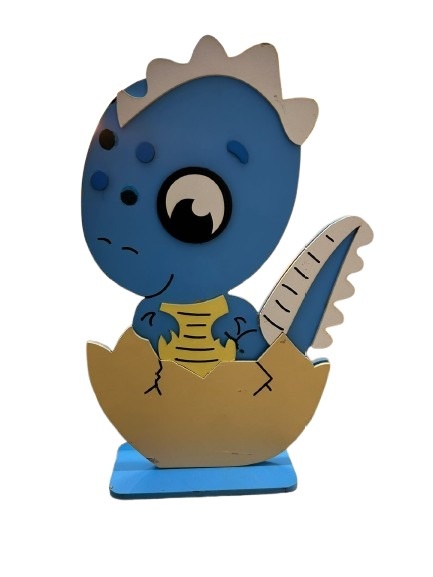 Display Dinossauro Baby (Azul)  - Jessica Souza de Macedo