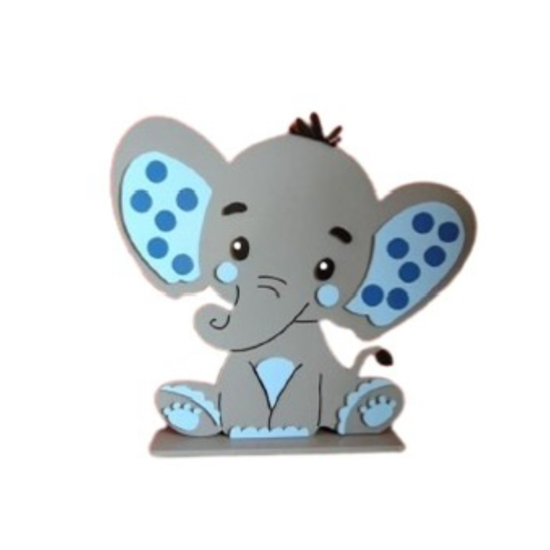 Display Elefante (Azul) - Jessica Souza de Macedo