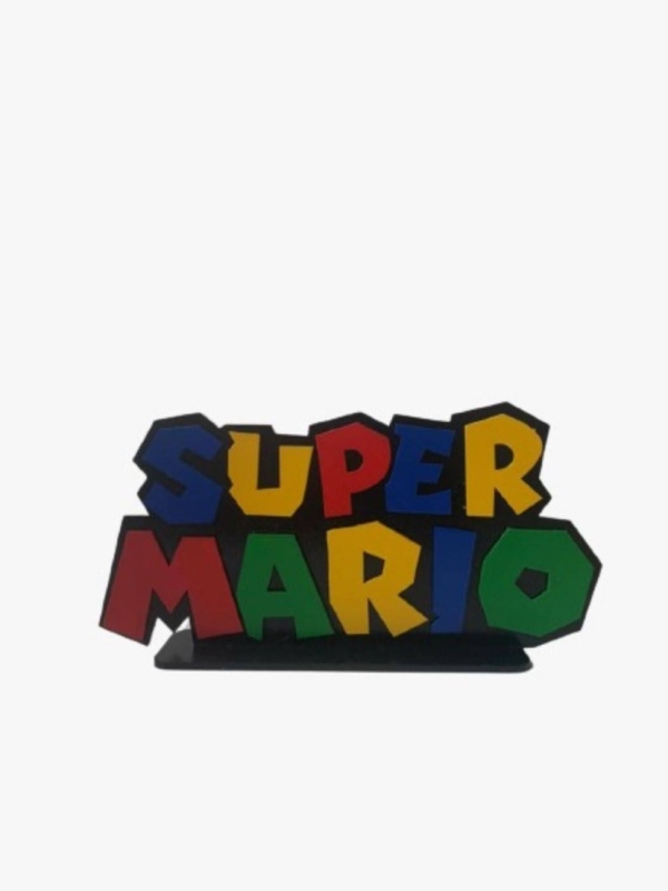 Display Super Mario (Placa) - Jessica Souza de Macedo