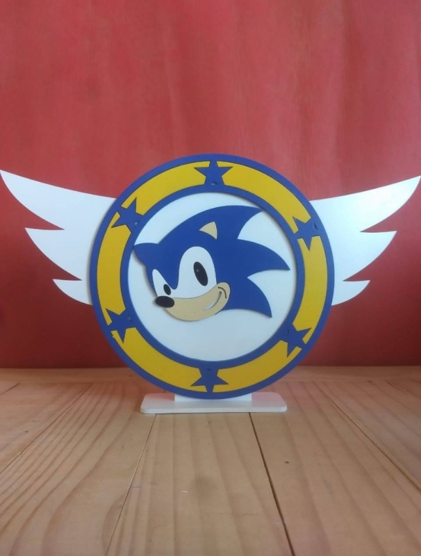 Display Sonic Argola Cabeça (Asas) - Jessica Souza de Macedo