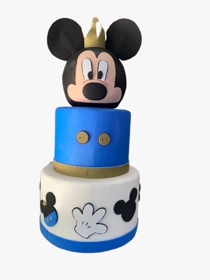 Bolo Mickey Realeza - 3 Andares - Jessica Souza de Macedo