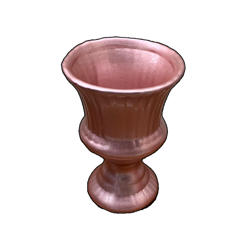 Vaso Charme Cerâmica Rose P - Jessica Souza de Macedo
