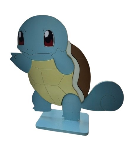 Display Pokemom - Squirtle - Jessica Souza de Macedo