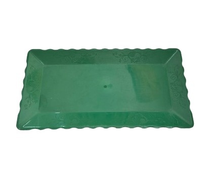 Bandeija Onda Retangular -  Verde - Jessica Souza de Macedo