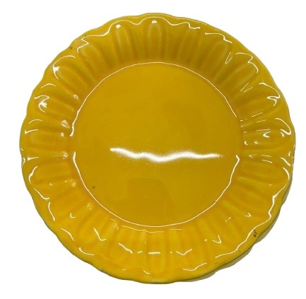 Prato Redondo -  Amarelo  - Jessica Souza de Macedo