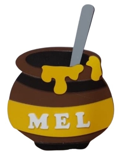 Display Ursinho Pooh (Pote de Mel) - Jessica Souza de Macedo