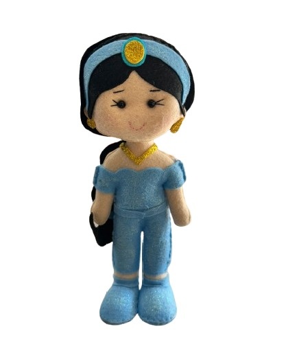 Boneca Em Feltro Jasmine 20Cm - Jessica Souza de Macedo