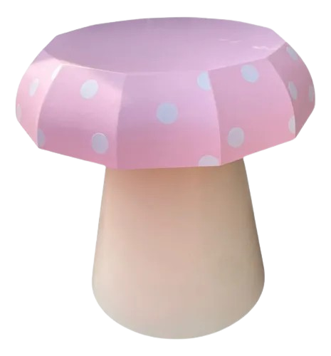 Mesa Cogumelo Pequena Em Mdf E Pinus - Jessica Souza de Macedo