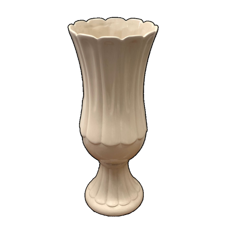 Vaso Rainha Em Cerâmica (Bege) - Jessica Souza de Macedo