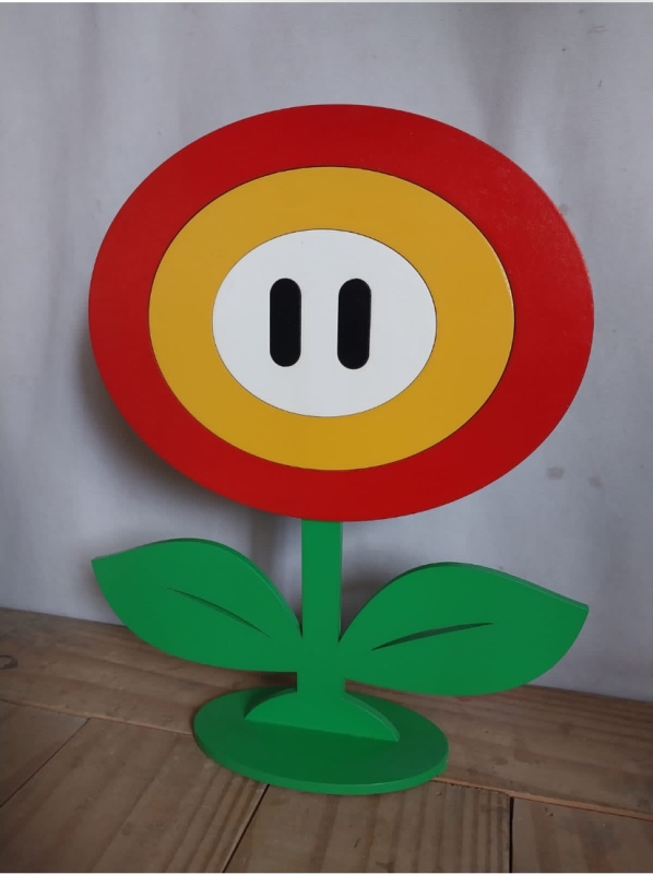 Display Super Mario (Flor) - Jessica Souza de Macedo