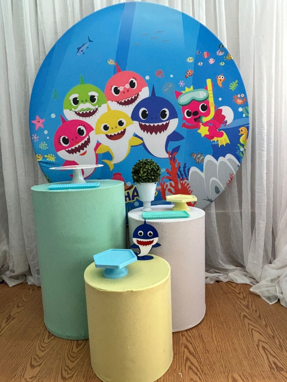 Pegue & Monte Baby Shark (Menino) - Kit Bronze - Jessica Souza de Macedo