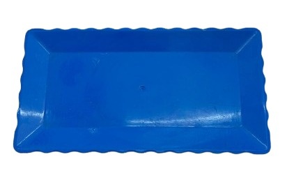 Bandeija Onda Retangular -  Azul Escuro - Jessica Souza de Macedo