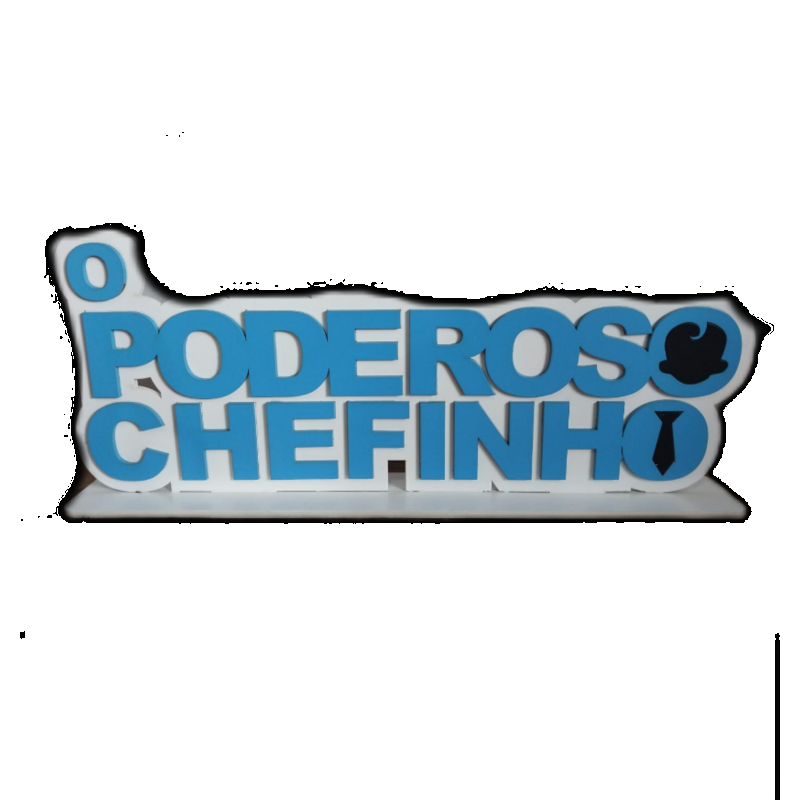 Display Poderoso Chefinho (Palavra) - Jessica Souza de Macedo