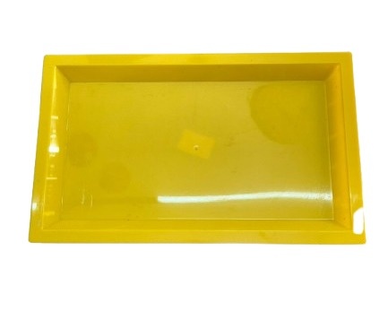 Bandeija Acrilico Retangular (G) -  Amarelo - Jessica Souza de Macedo