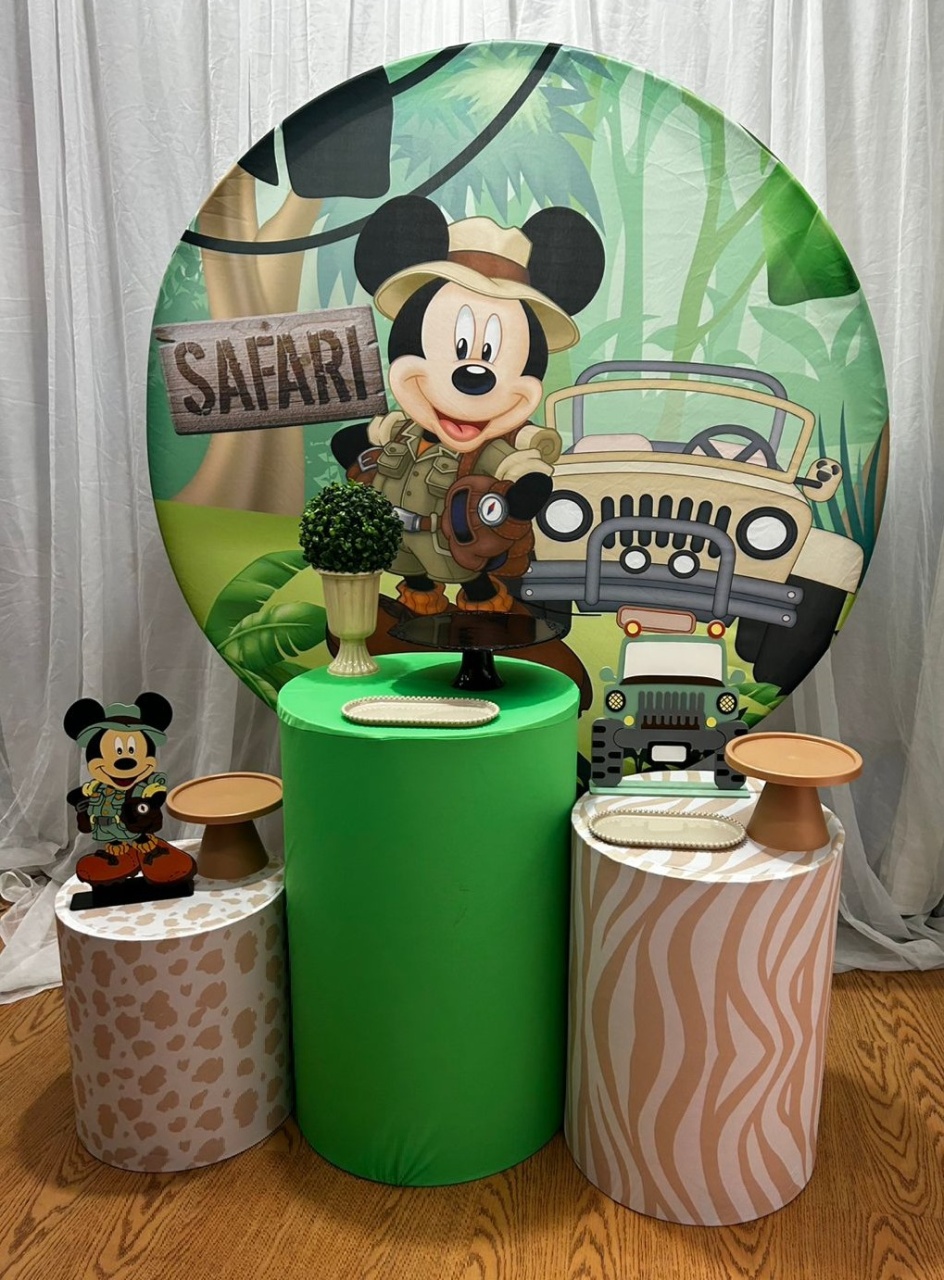 Pegue & Monte Mickey Safari - Kit Bronze - Jessica Souza de Macedo