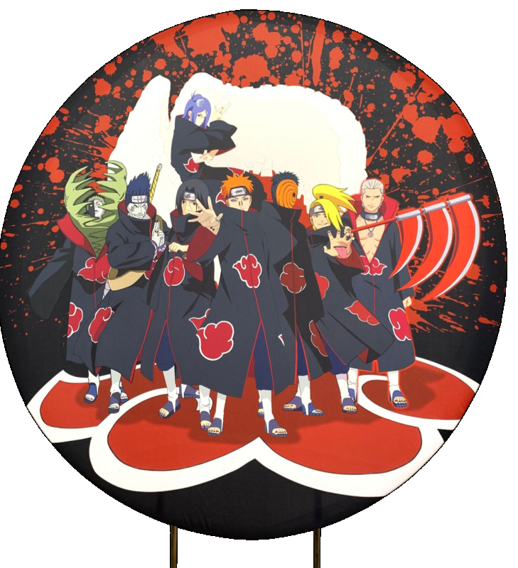 Painel Temático Akatsuki - Jessica Souza de Macedo