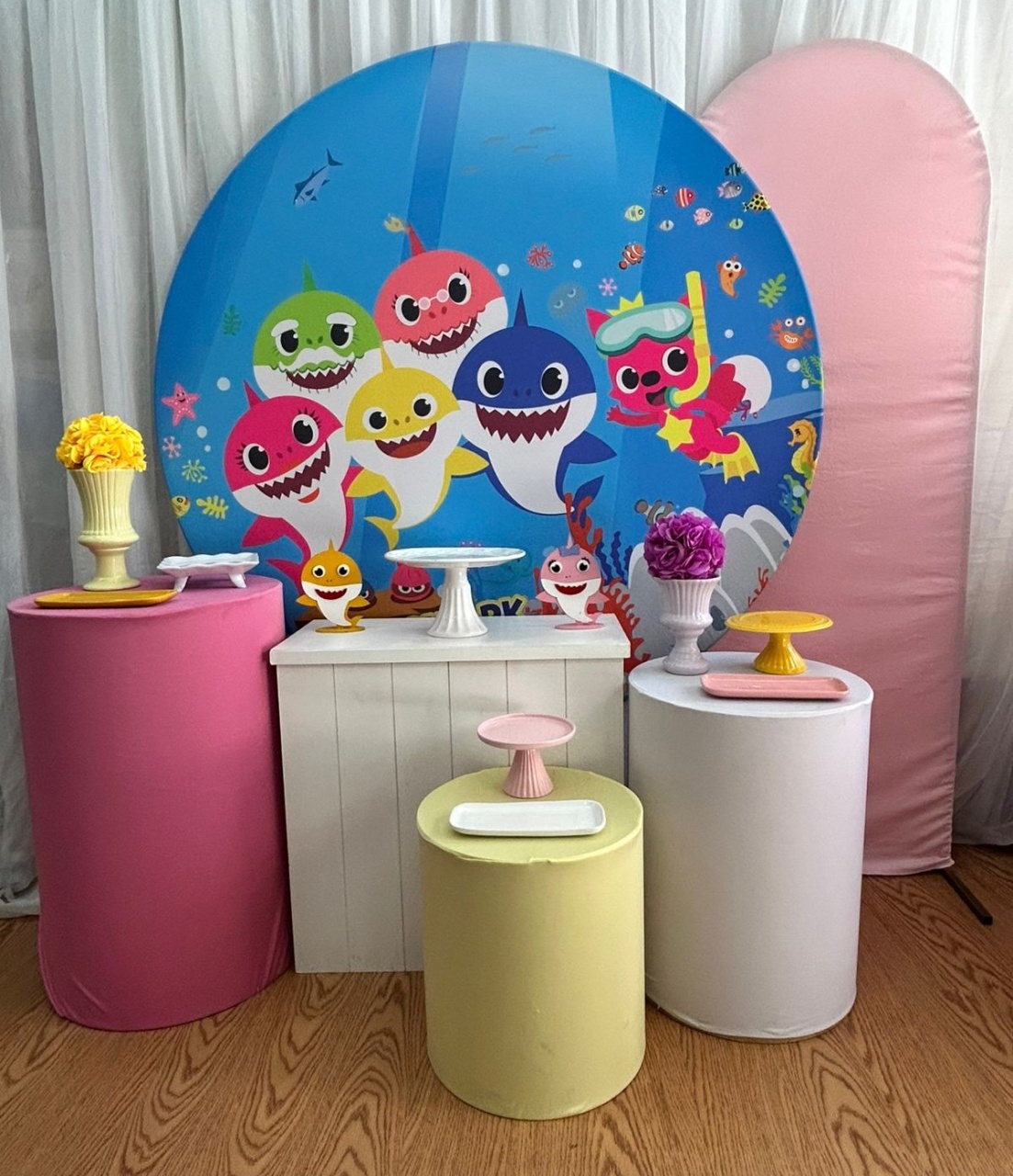 Pegue & Monte Baby Shark (Menina) - Kit Ouro - Jessica Souza de Macedo