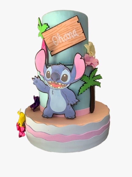 Bolo Lilo Stitch - 3 Andares - Jessica Souza de Macedo