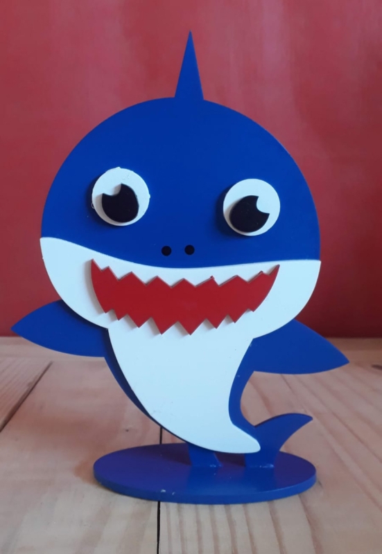 Display Baby Shark (Azul) - Jessica Souza de Macedo