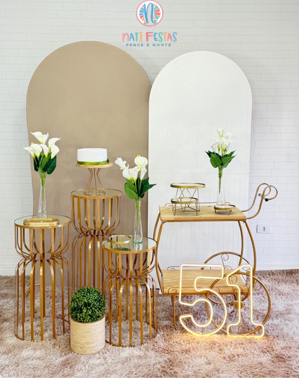 Branco, Nude E Dourado 1  - Natifestas