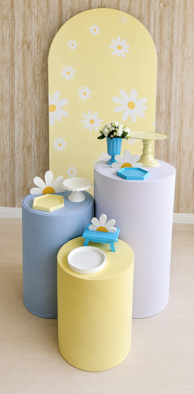 Margarida (Amarelo, Azul E Branco) - Natifestas