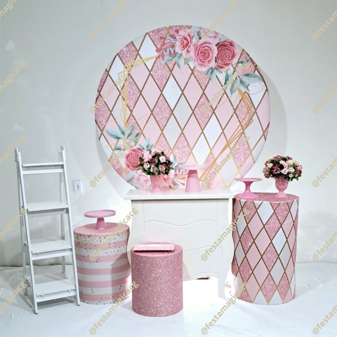 K2 Floral Rosa  - Olivete Filgueira
