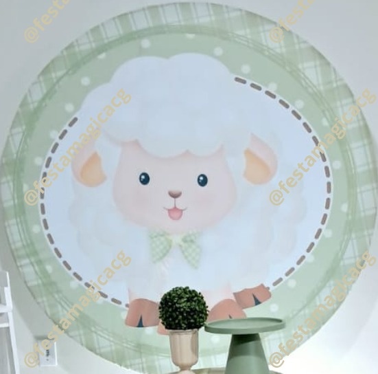 Painel Ovelhinha Verde - Olivete Filgueira