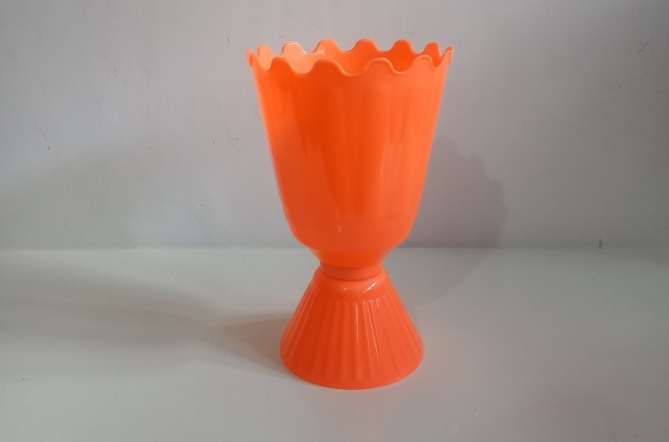 Vaso Sianinha Laranja Neon - Olivete Filgueira