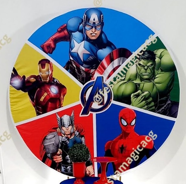 Painel Vingadores  - Olivete Filgueira