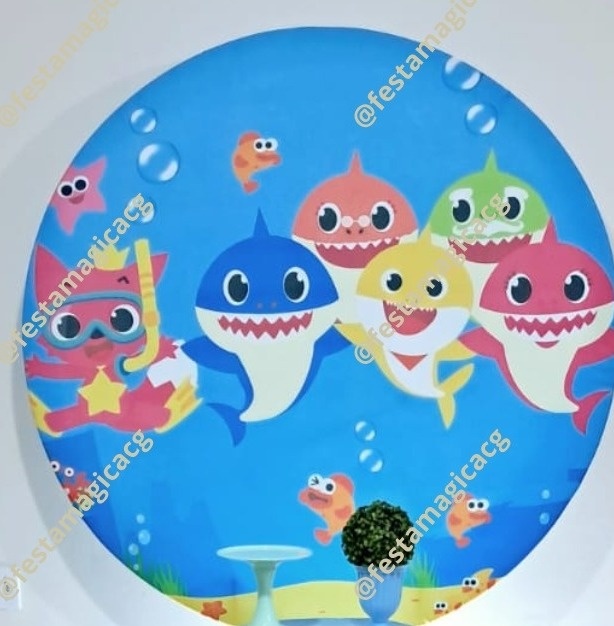 Painel  Baby Shark  - Olivete Filgueira