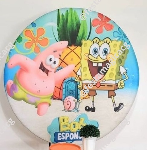 Painel Bob Esponja - Olivete Filgueira