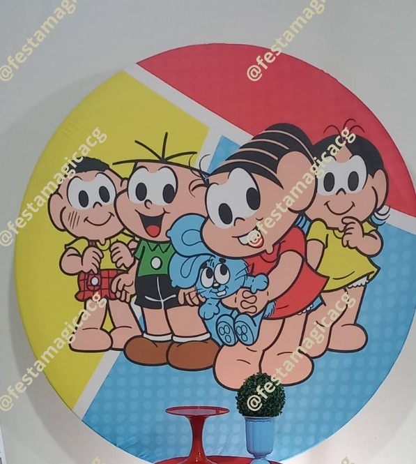 Painel Turma da Monica - Olivete Filgueira