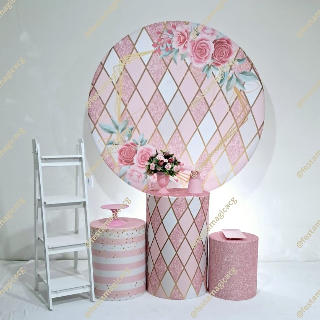 K1 Floral Rosa  - Olivete Filgueira