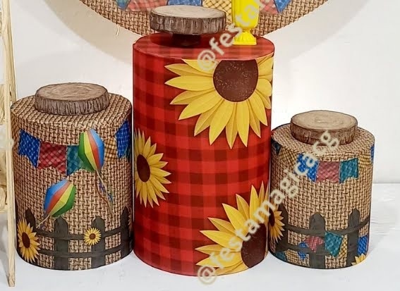 Cilindro Arraia Girassol  - Olivete Filgueira