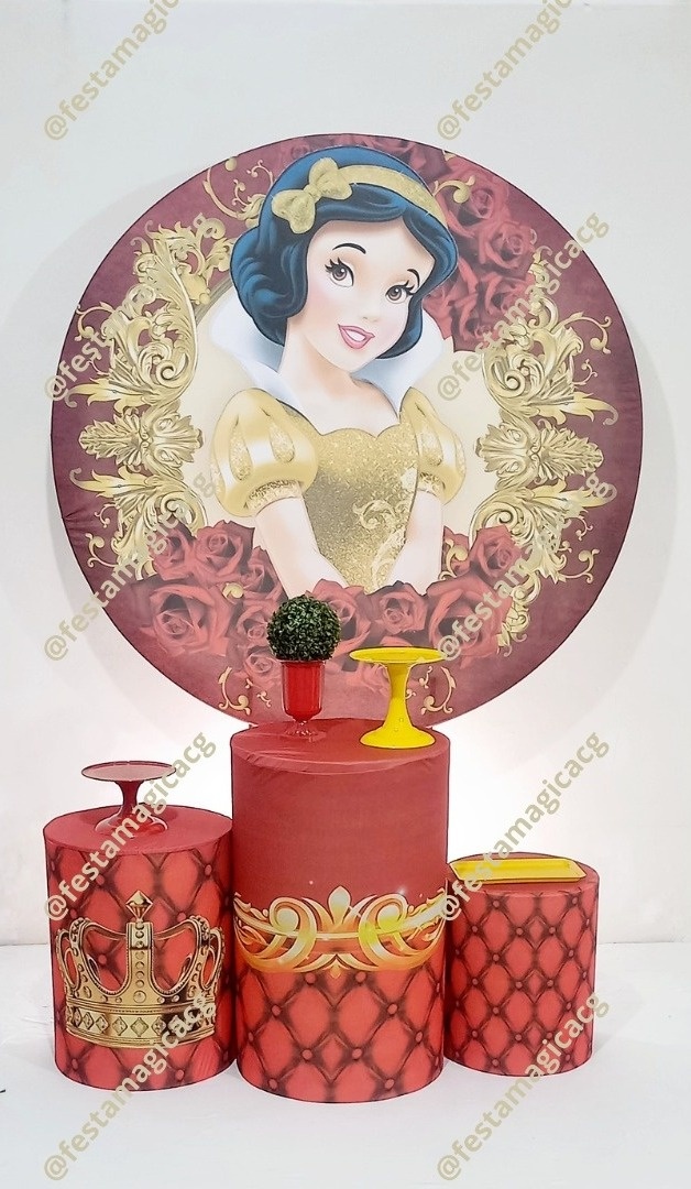 Kmini Branca de Neve Dourado  - Olivete Filgueira