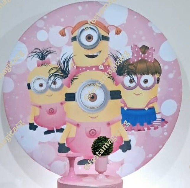 Painel Minions Feminino  - Olivete Filgueira