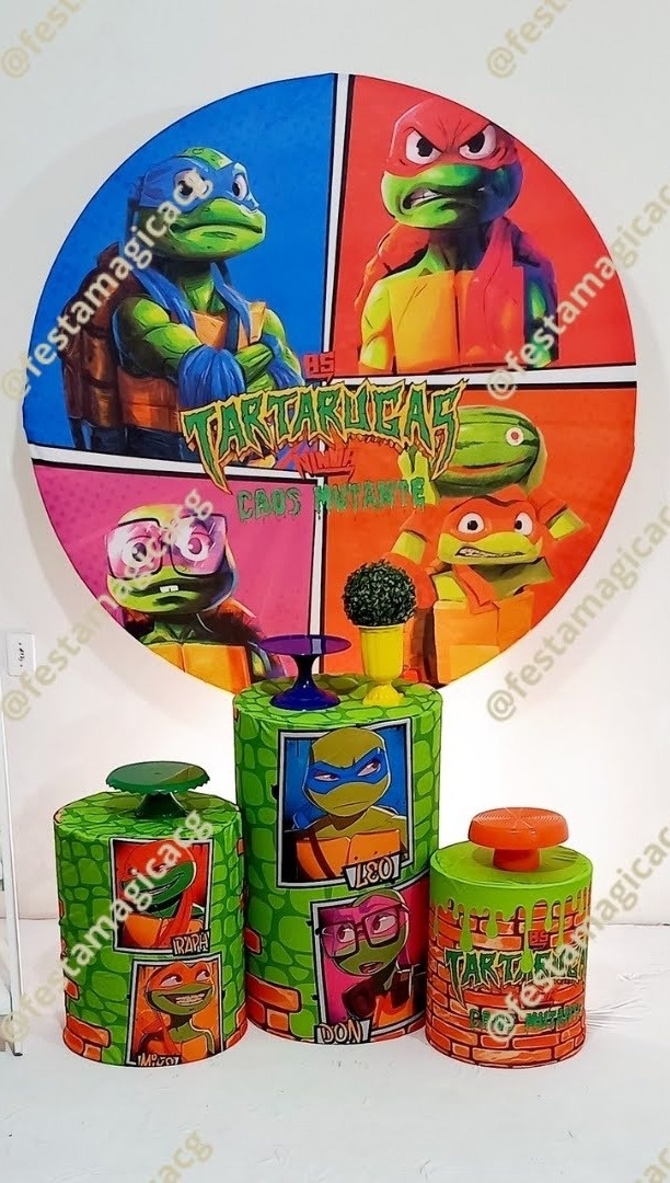 Kmini Tartarugas Ninjas - Olivete Filgueira