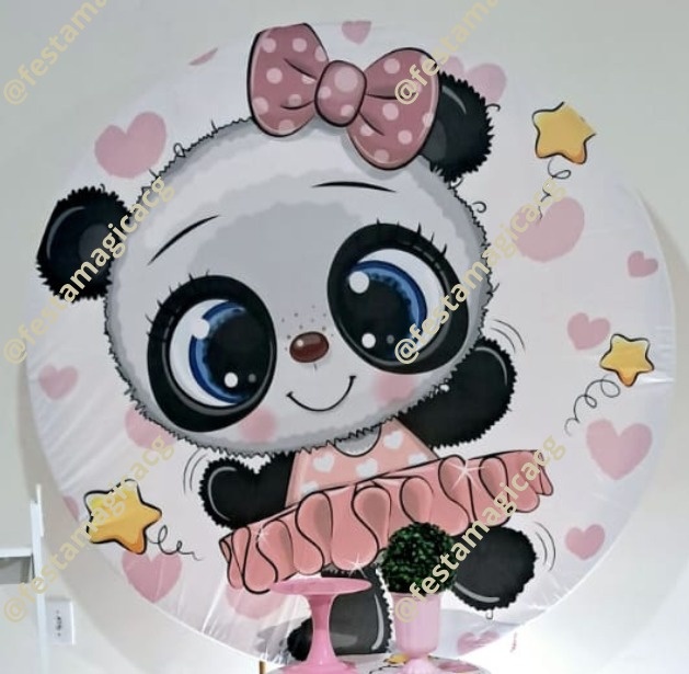 Painel Ursinha Rosa  - Olivete Filgueira