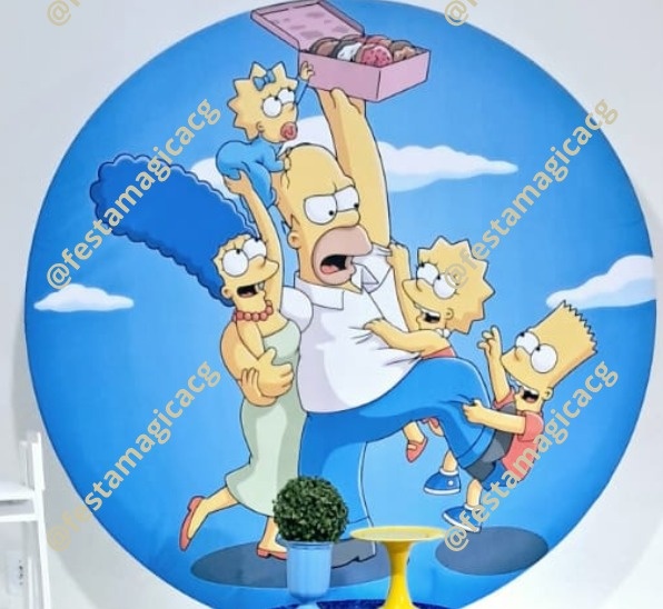 Painel Simpsons  - Olivete Filgueira