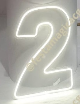 Número 2 Led  Cor Quente  - Olivete Filgueira