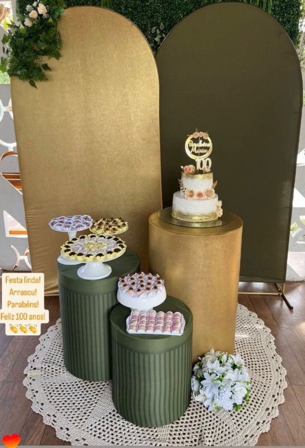 Kit Adulto Romano Dourado C/ Vde Oliva - Olivete Filgueira