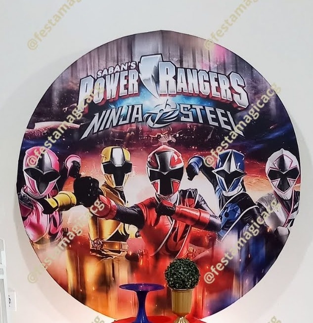 Painel Powe Ranger - Olivete Filgueira