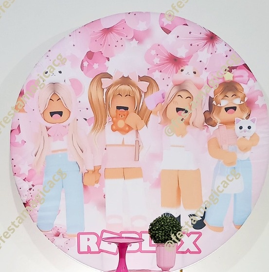 Painel Roblox Feminino - Olivete Filgueira