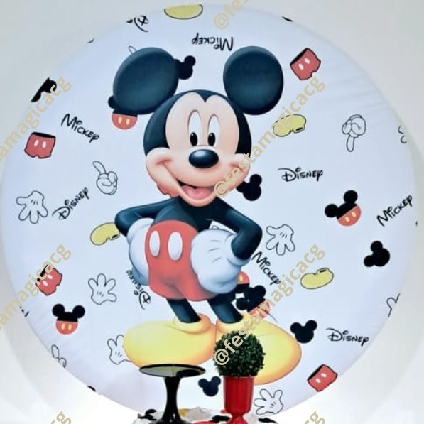 Painel Mickey Branco - Olivete Filgueira