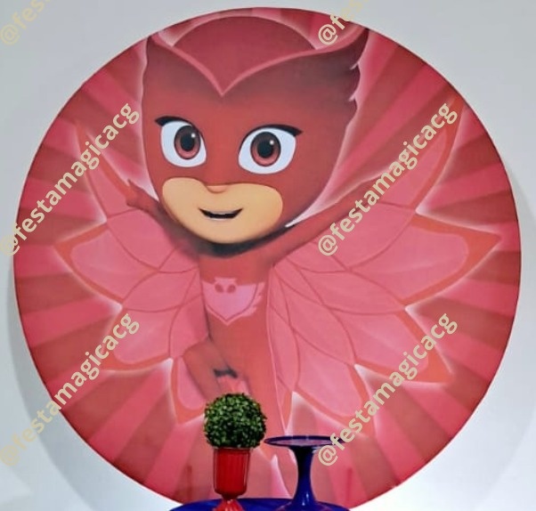 Painel Pjmasks Corujita - Olivete Filgueira