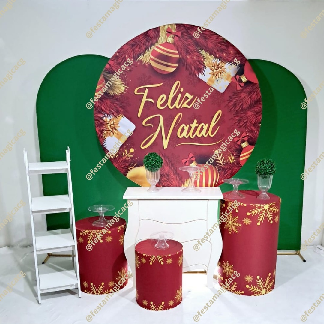 K4 Feliz Natal Vermelho - Olivete Filgueira